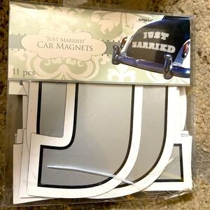Just married car magnets